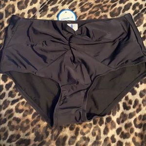 NWT Swimsuit for all twist Black bottoms SZ 8